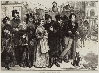 The Eclipse of the Sun, a Street Scene